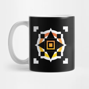 Aztec Geometric Sun Set Design Mug